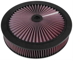 Luftfilter K&N Style - Aircleaner K&N Style  350mm Rot